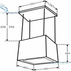 Máy hút mùi  Chefs EH-R820E5