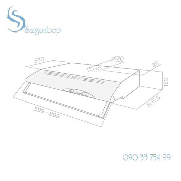 Máy hút mùi ELICA CONCORDE BL 70