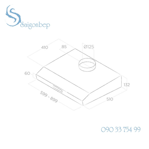 Máy hút mùi ELICA KREA LX IX 60