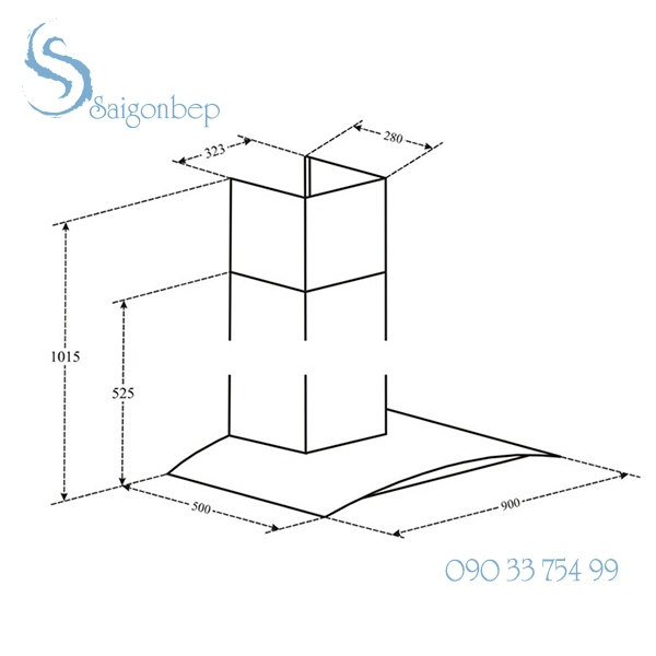 Máy hút mùi EUROSUN EH-70K15E