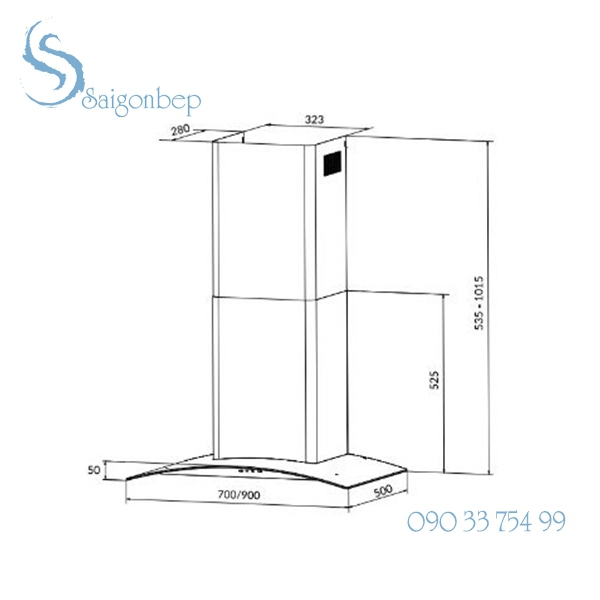 Máy hút mùi Eurosun EH-70K26S