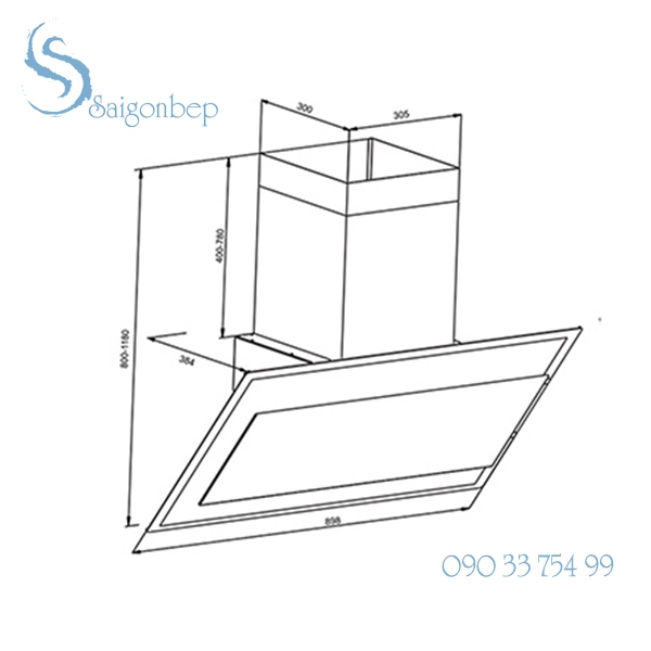 Máy hút mùi EUROSUN EH-90CN72