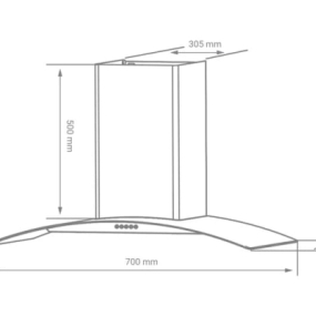 Máy hút mùi Kocher K-8070V Máy hút mùi Kocher K-8070V
