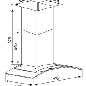 Máy hút mùi Kocher K-8870