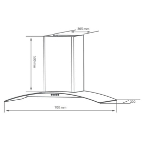 Máy hút mùi Kocher K-8872V