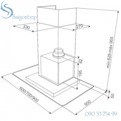 Máy hút mùi Teka DG-980