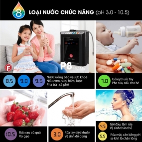 Máy lọc nước ion kiềm Fuji Smart P8 Home