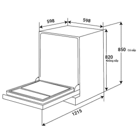 Máy rửa chén KF-CARYA1FB