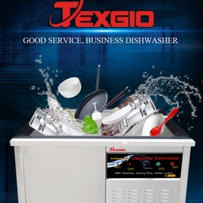 Máy Rửa Chén Bát Công Nghiệp Siêu Âm Texgio TGU-1500SS