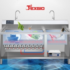 Máy Rửa Chén Bát Công Nghiệp Siêu Âm Texgio Ultrasonic Standard TGU-2000SD