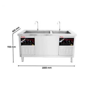 Máy Rửa Chén Bát Công Nghiệp Siêu Âm Texgio Ultrasonic Standard TGU-2000SD Máy Rửa Chén Bát Công Nghiệp Siêu Âm Texgio Ultrasonic Standard TGU-2000SD