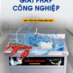 Máy Rửa Chén Bát Công Nghiệp Siêu Âm Texgio Ultrasonic Standard TGU-2000SD