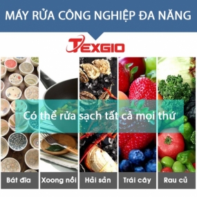 Máy rửa chén công nghiệp sóng âm Texgio Ultrasonic Luxury TGU-1500XS