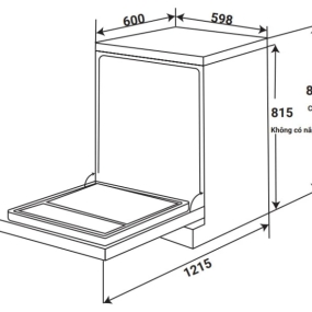 Máy rửa chén KAFF KF-BHMI815Y