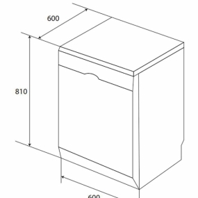 Máy rửa chén KAFF KF-BISW12