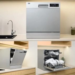 Máy rửa chén mini 8 bộ Beko DTC36810S