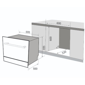 Máy rửa chén Kaff KF-BIV810S