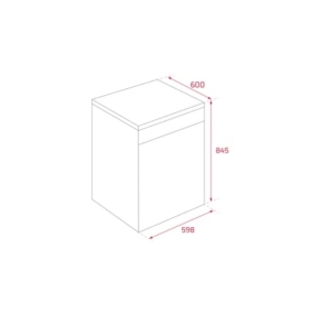 Máy rửa chén TEKA DFS 26610 SS