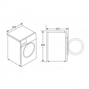 Máy sấy 8kg Hafele HD-F60A 538.91.520