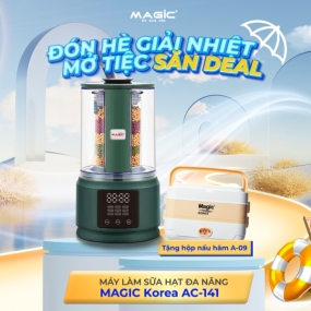 Máy Xay Nấu Sữa Hạt Đa Năng Hàn Quốc AC-141 Magic Eco Máy Xay Nấu Sữa Hạt Đa Năng Hàn Quốc AC-141 Magic Eco