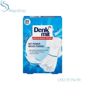 Miếng Giặt Tẩy Trắng Quần Áo Denkmit 20 Miếng Miếng Giặt Tẩy Trắng Quần Áo Denkmit 20 Miếng