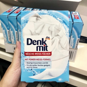 Miếng Giặt Tẩy Trắng Quần Áo Denkmit 20 Miếng