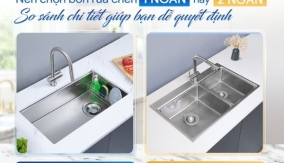 Nên chọn bồn rửa chén Kluger 1 ngăn hay 2 ngăn? So sánh chi tiết Nên chọn bồn rửa chén Kluger 1 ngăn hay 2 ngăn? So sánh chi tiết