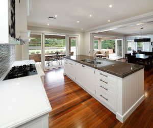 Nhà bếp biệt thự truyền thống