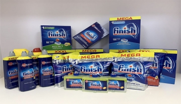 Nhận biết viên rửa chén bát Finish giả