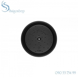 Nồi gang Staub Black Round 28 - 1102825