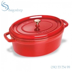 Nồi gang Staub Cherry Oval 27 - 1101106 Nồi gang Staub Cherry Oval 27 - 1101106