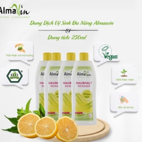 Nước Tẩy Đa Năng Almawin Hữu Cơ Hương Chanh 500ml