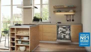 Thiết kế máy rửa chén Bosch độc lập, bán âm, âm toàn phần