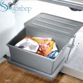 Thùng rác âm tủ bếp cao cấp Eurogold E006 Thùng rác âm tủ bếp cao cấp Eurogold E006