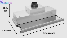 Tổng hợp các kích thước máy hút mùi thông dụng nhất hiện nay