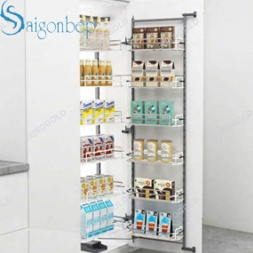 Tủ khô inox nan dẹt 6 tầng cánh mở Eurogold EPL80660