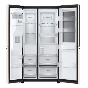 Tủ lạnh LG Inverter 635 Lít Side By Side InstaView Door-in-Door GR-X257BG Tủ lạnh LG Inverter 635 Lít Side By Side InstaView Door-in-Door GR-X257BG