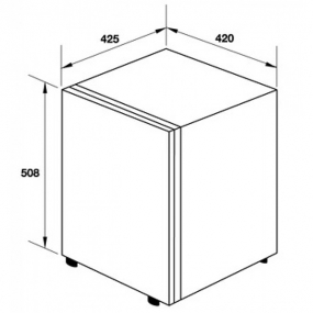 Tủ mát mini Hafele HF-M42G 538.11.500