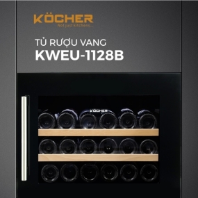 Tủ rượu vang âm tủ Kocher KWEU-1128B