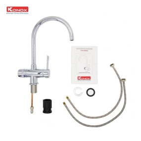 Vòi rửa bát Konox ba đường nước Trim-Water Chrome