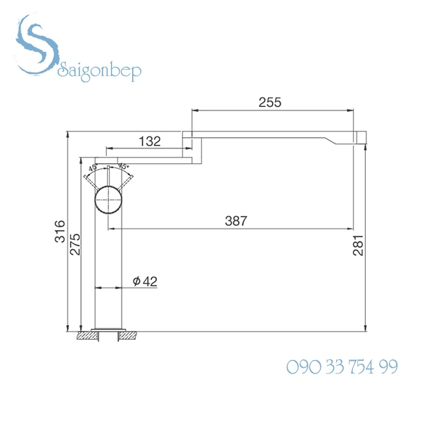 Vòi rửa chén Malloca K060-S