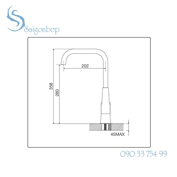 Vòi rửa chén Malloca K136A