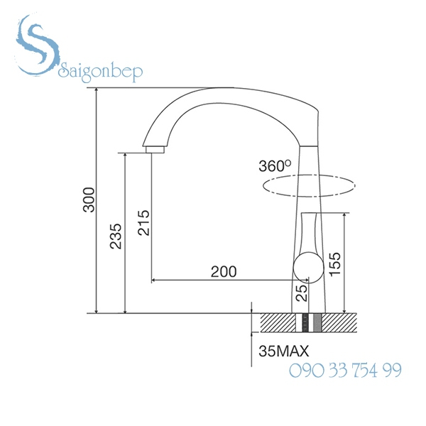 Vòi rửa chén Malloca K151T