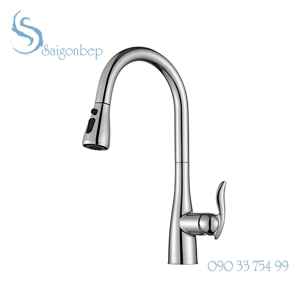 Vòi rửa chén rút dây KN1902