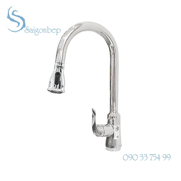 Vòi rửa chén rút dây Konox KN1226BG