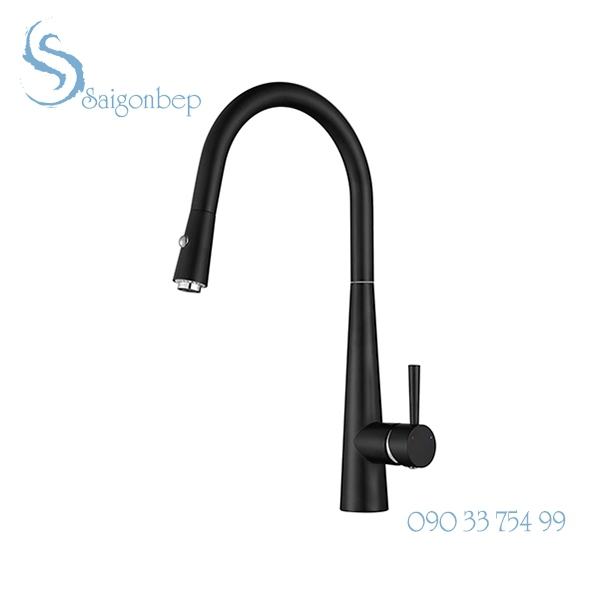 Vòi rửa chén rút dây Konox KN1901B