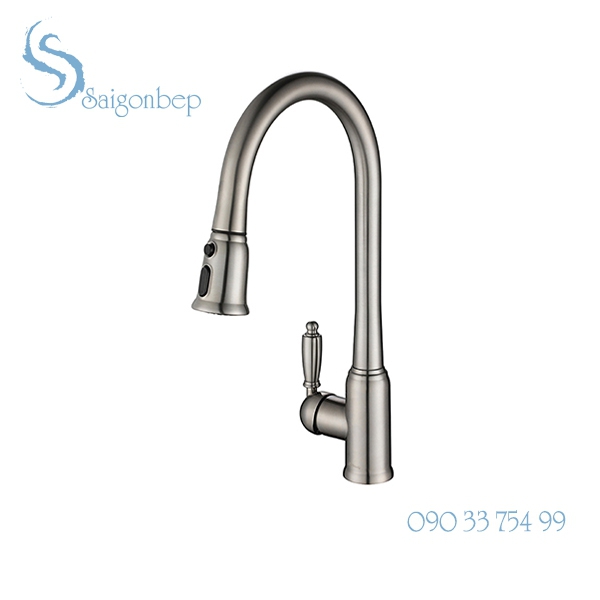 Vòi rửa chén rút dây Konox KN1905