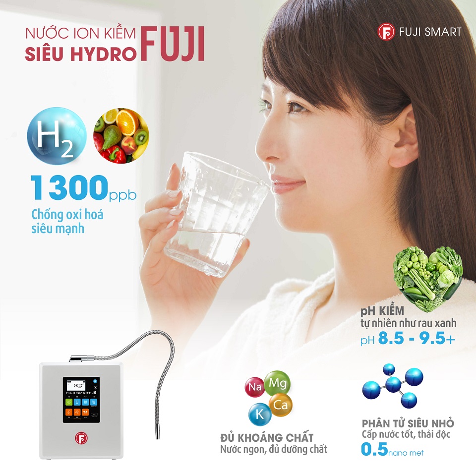 Máy lọc nước ion kiềm Fuji Smart I9