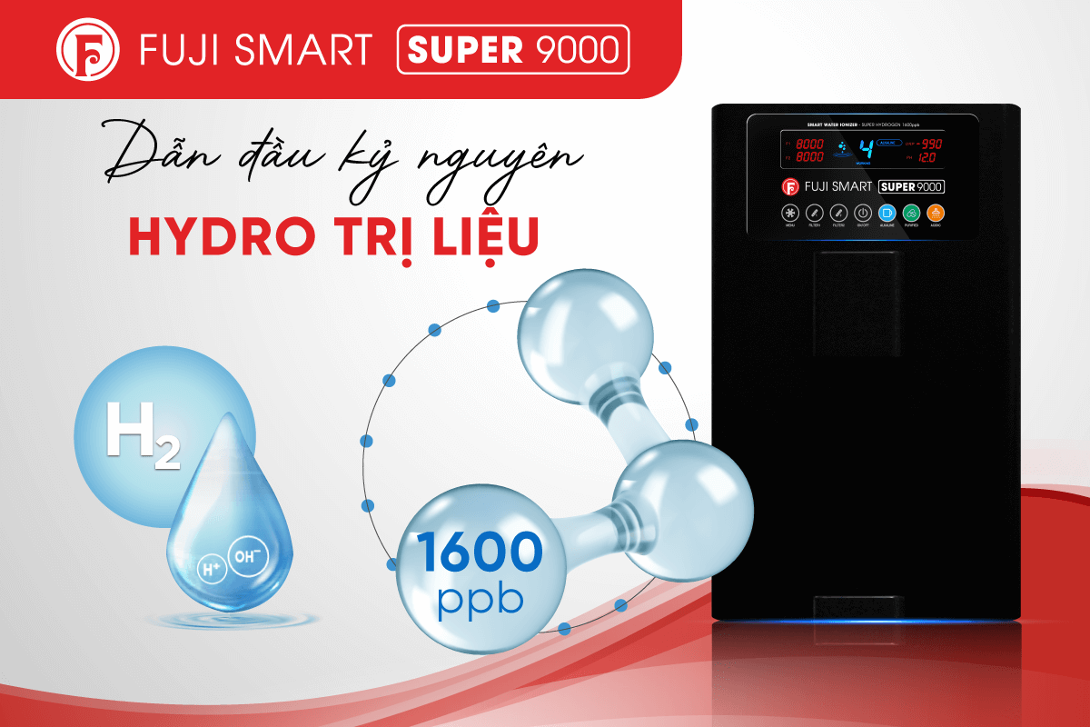 Máy lọc nước ion kiềm Fuji Smart Super 9000