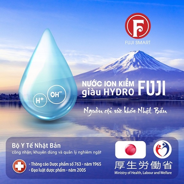 Máy lọc nước ion kiềm Fuji Smart K8 Slim